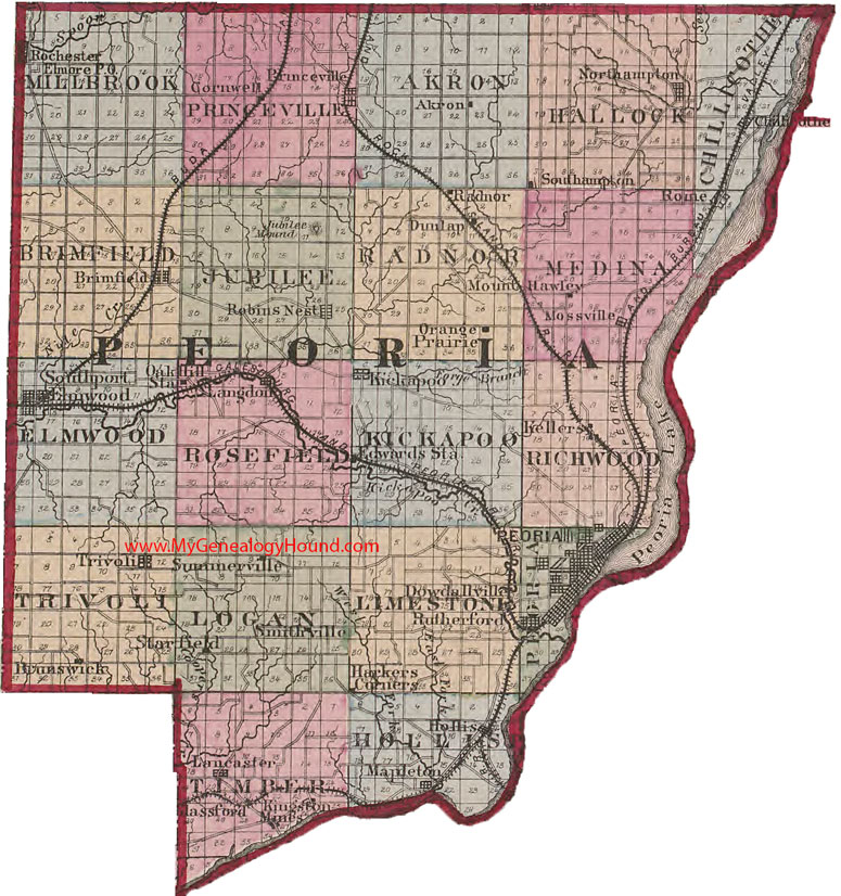 Peoria County Maps